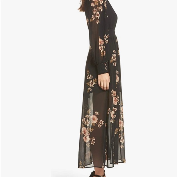 ASTR Women's Leslie Floral Print Maxi Dress - Picture 5 of 7